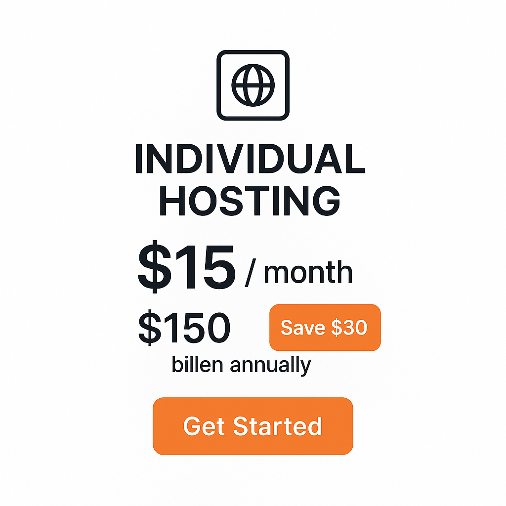 Individual Hosting - Only
